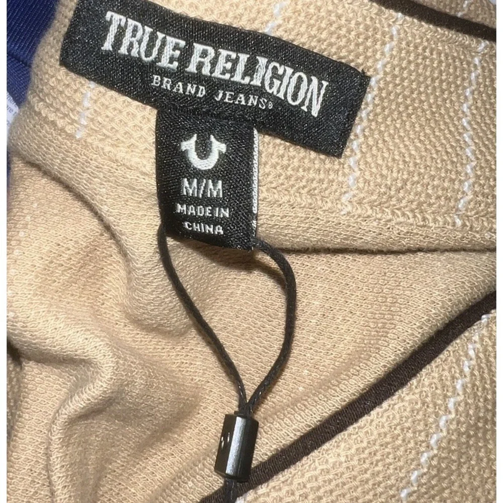 (b12/10)True Religion Baseball Jersey Short Sleeve Mens Size M